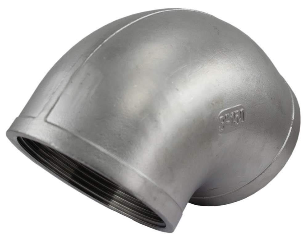 Duda Energy 3" Female Ports Stainless Steel Pipe Fitting Elbow