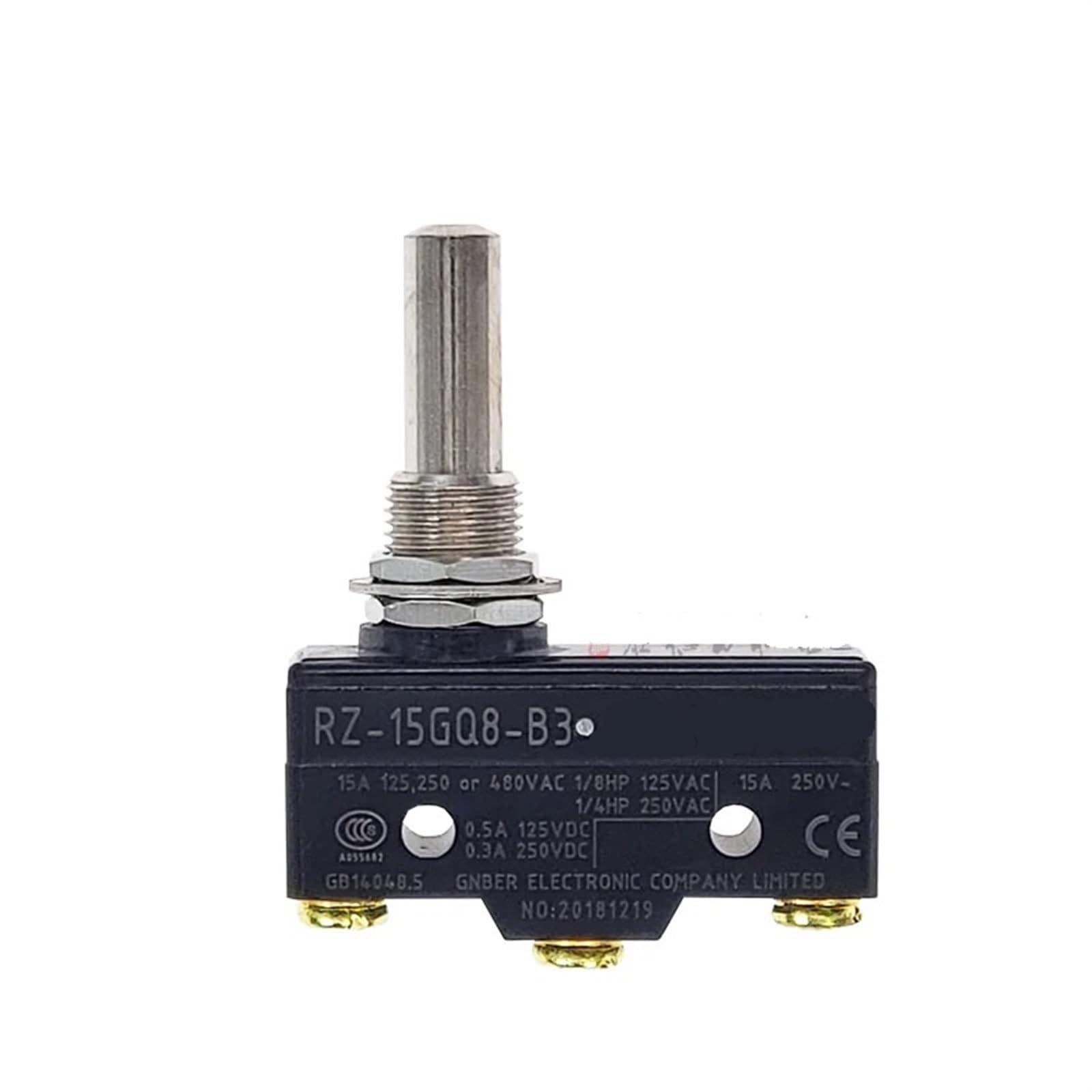 Interruptor RZ-15GQ8-B3 soluciona fallos de parada en paneles de 380V 6