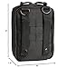Orca Tactical First Aid Molle Medical Pouch- Heavy Duty IFAK Pouch - Empty Medical Organizer for Military, EMTs, Law Enforcement, Camping, Hiking (Black)