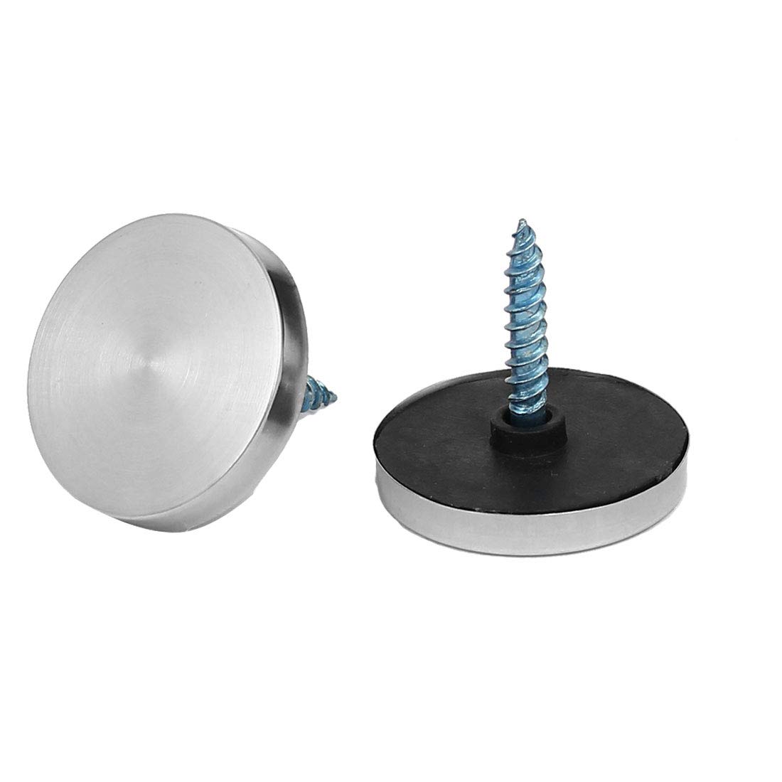 Aexit Furniture Table Quality Parts 304 Stainless Steel Cap Nails Mirror Screws 25mm Dia 80PCS Model:41as360qo681