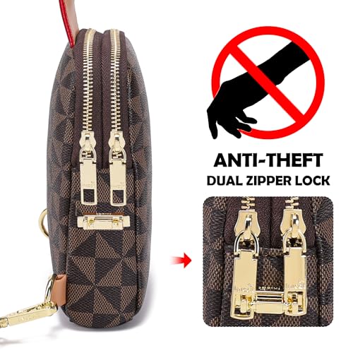 Image of INICAT Lightweight Small Crossbody Sling Bag for Women | Mini Travel Purse,Multi-pocket with Card Slots,Durable Vegan Leather,Everyday Carry