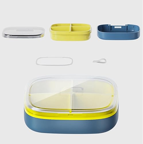 Miniatura 2 de Convenient medicine storage box Upgrade small medicine box Office medicine box Multi compartment waterproof pill box (dark blue)