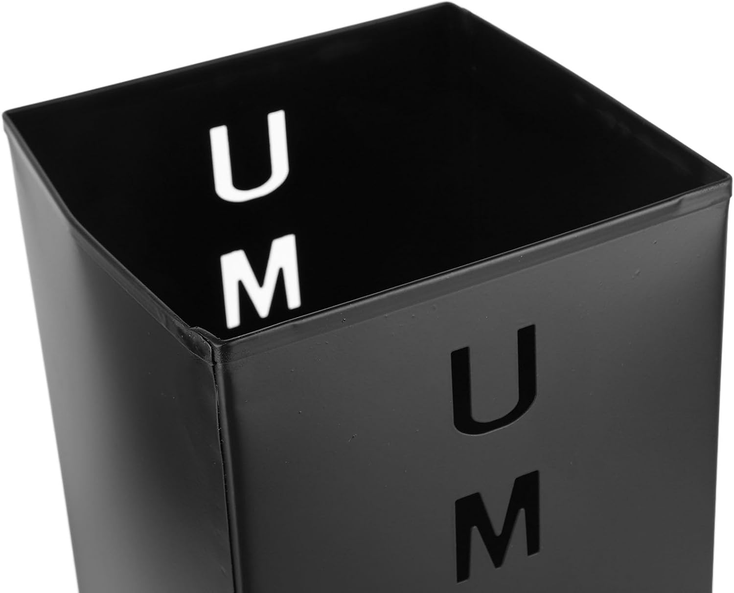 Jeffergarden Metal Umbrella Holder, Premium Powder Coated Steel Umbrella Stand for Entryway, 16.5x6.3x6.3in, Rustproof with Hollow, Ideal for Home, Office Use, Convenient Storage Solution