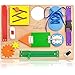 Busy Board Montessori - Panneau d'Activités Enfants - Jouets Sensoriels en Bois pour Enfant 1 2 3 Ans - Jeu de Voyage Éducatif pour Développer Ses Compétences Motrices Fines - Bébé Garçon et Fille