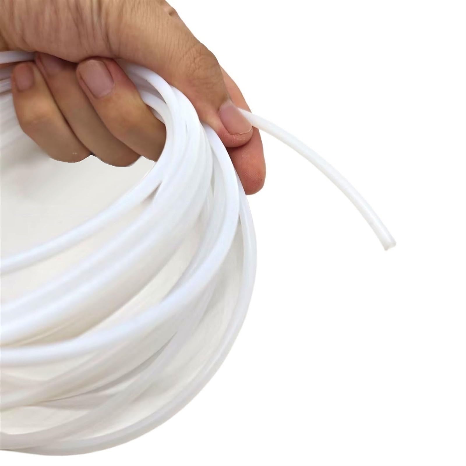 Tubo de PTFE de 50 metros, tubo blanco for filamento de PTFE de 1,75mm o 3mm, fontanería de accesorios de impresora 3D Transporte Flexible(ID2mm OD3mm)