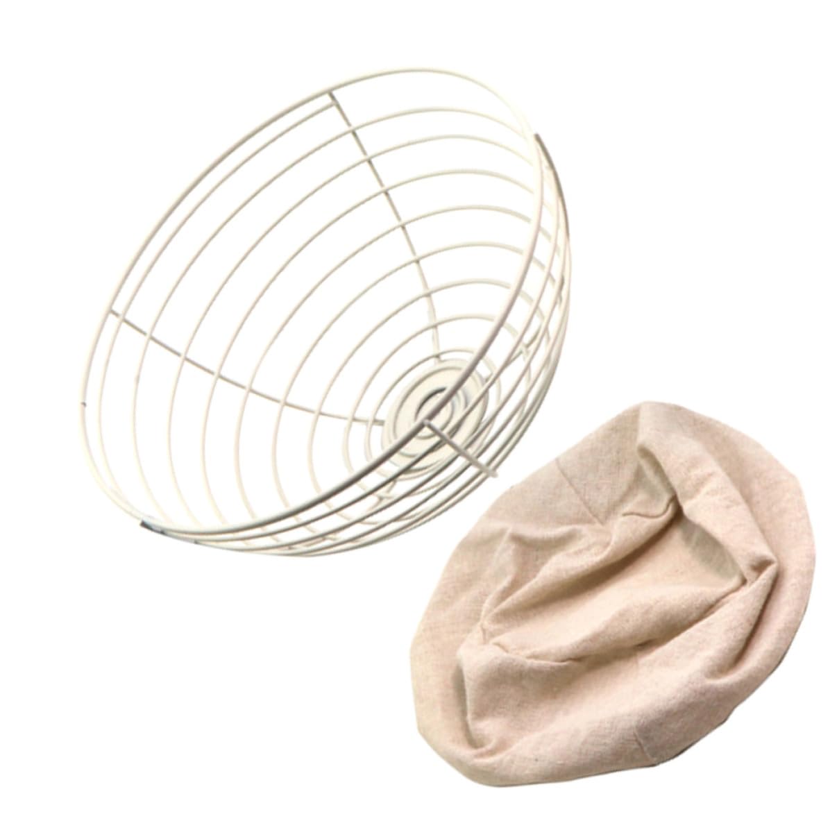 Cesta de masa madre Gadpiparty redonda para fermentación de pan artesanal en acero
