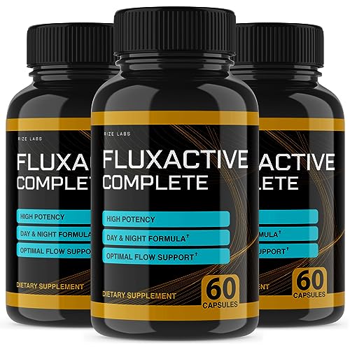 rize labs - Fluxactive Complete Advanced Formula Supplement for Men (Pack of 3) (180 Capsules)