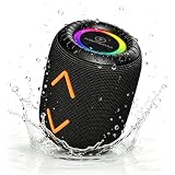 ‌Caixa de Som Bluetooth Portátil 50W Som HD IPX5 À Prova de Água Luz RGB