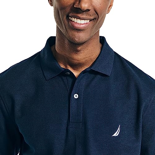 Nautica Men's Sustainably Crafted Classic Fit Long-Sleeve Deck Polo3