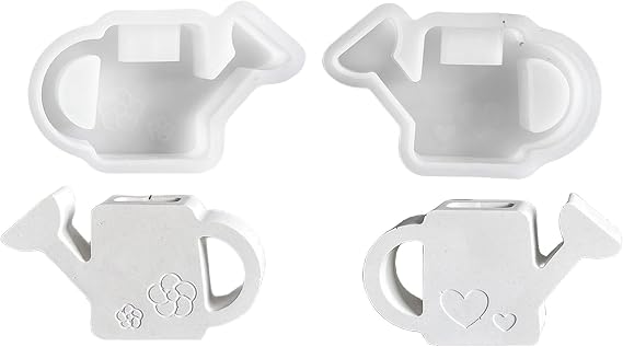 Silicone Mold for Creating Watering Can Flower Decorations Flexible Detailed Perfect for Handcraft Enthusiasts Watering Can Flower Arrangements