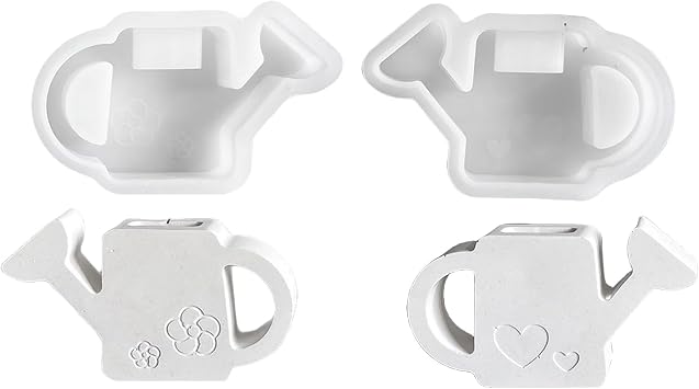 Silicone Mold for Creating Watering Can Flower Decorations Flexible Detailed Perfect for Handcraft Enthusiasts Watering Can Flower Arrangements