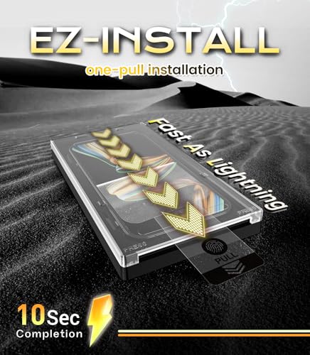 Image of EZ-GLAZ-2 Pack Matte Screen Protectors for iPhone 13 /13pro /14 - Easy Installation Box, ENGY-Absorbing, Anti-Glare, Matte Finish, Smooth Touch, Enhanced Sunlight Readability
