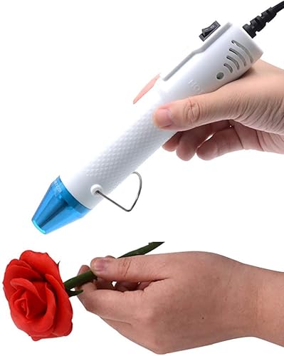 Vista 11 de Mofa - Pistola de calor, mini pistola de aire caliente, herramientas de pistola retráctil con soporte para bricolaje en relieve y secado de pintura