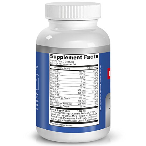 Doctor Recommended Supplements DR-235 Doctor Recommended L-Arginine Supplement – Supports Muscle Mass – Improves Blood Flow – Nitric Acid Precursor – Blended With Vitamins And Cardio Support Ingredients – 100% Vegetarian thumb #2