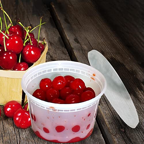 Deli Food Storage Containers With Lids, 16 Ounce, 24 Count #TOP3