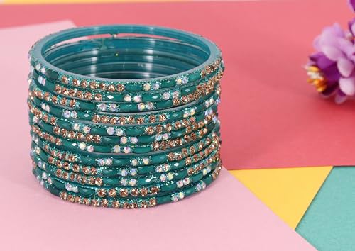 Indian Fashionable Bangles Set Stylish Glass Bangles LV_KS5--2.6