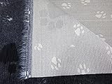 Krambambulishop.de Vet-Bed Softbed Dry-Bed Hundebett Hundedecke Vetbed Trockenbett rutschfest 30mm (Dunkelgrau, 160cm x 100cm)
