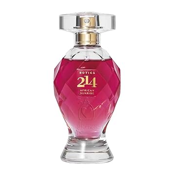 O Boticario BOTICA 214 African Sunrise Eau de Parfum for Women, Elegant Floral & Woody Fragrance, Long-Lasting Sophisticated Perfume, 2.5 Ounce 75ml