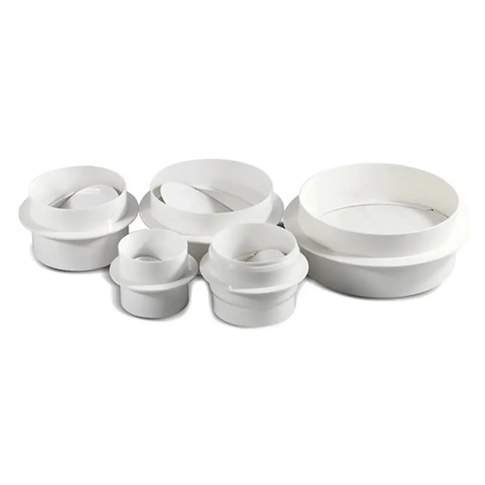 1 PCS Dunstabzugshaube Überprüfen Ventil Rauch Dämpfer Rohr Draft Blocker Belüftung Überprüfen Ventil Rohr Überprüfen Ventil Luftkanal Überprüfen(125mm)