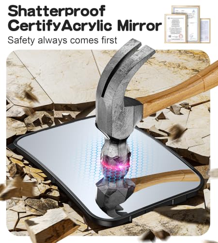 TAZENI Car Mirror with Ultra Stable Clip