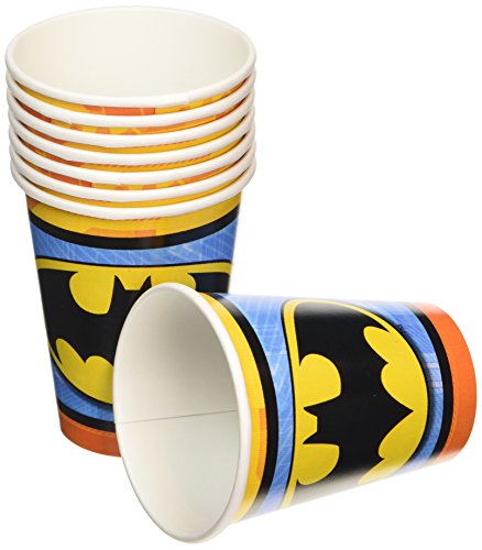 Amscan 581386 Batman™ Cups, 9 oz., 8 pcs, Party Favor