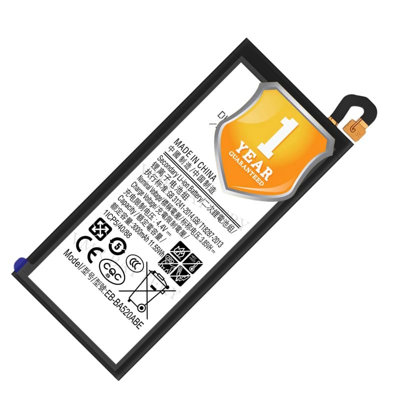 Image of Original EB-BA520ABE Battery Compatible for Samsung Galaxy A5 (2017) (SM-A520F) - (3000mAh) - 1 Year Warranty K7