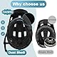 Favoto Mountainbike Fahrradhelm mit Schirm Leicht - Doppelte Inmould Technologie MTB Helm für Damen Herren Rennradhelm L(59-61cm) Verstellabr Grau