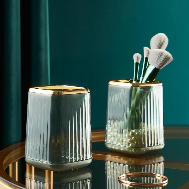 Miniatura 4 de Soporte para bolígrafo para escritorio, taza de brochas de maquillaje, organizador de escritorio, suministros de escritorio y accesorios para