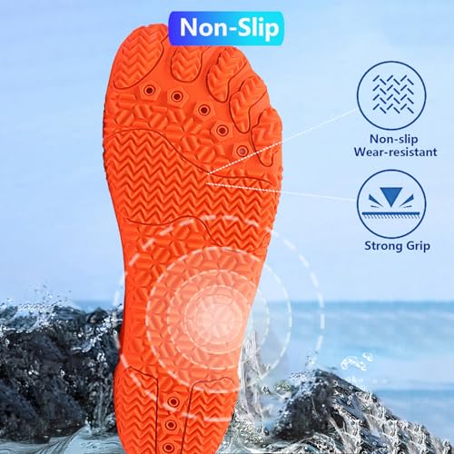 Image of Hike Barefoot Shoes Women Men Pro Water Footwear Wide Toe Box Non-Slip Unisex Athletic Outdoor Running Shoes