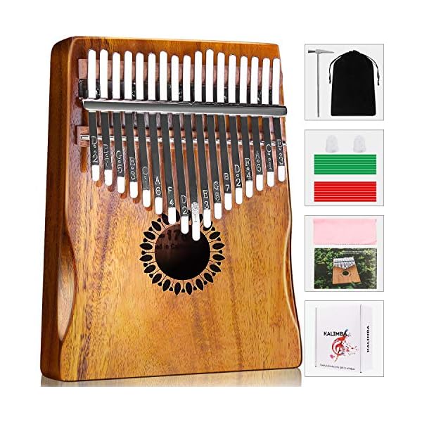 Newlam-Kalimba-Thumb-Piano-17-Keys-Portable-Mbira-Finger-Piano-Gifts-for-Kids-and-Adults-Beginners