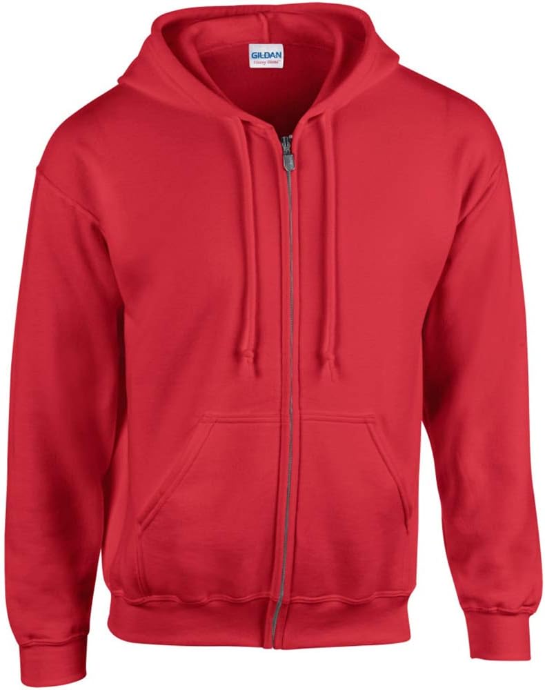unisex-adult Fleece Zip Hoodie Sweatshirt, Style G18600, Multipack