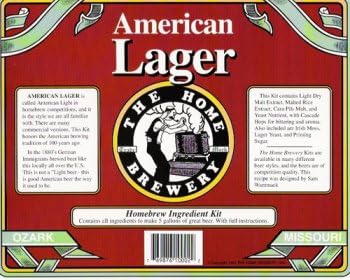 American Lager Home Beer Brewing Ingredient Kit