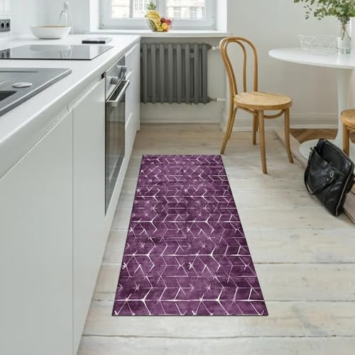 Tapis de couloir moderne lavable pour éviter les sols glissants