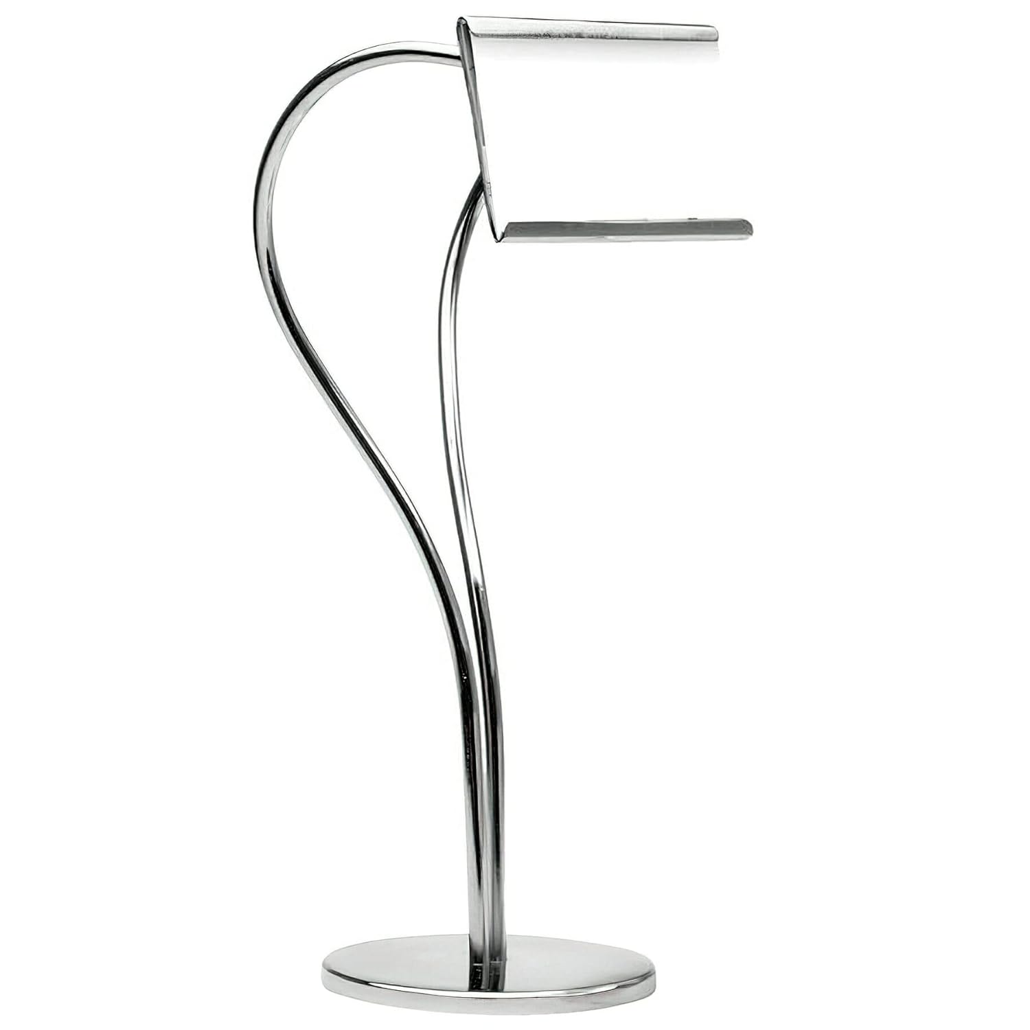 G.E.T. SGN-13 Tall S-Shaped Metal Table Sign Holder, Iron Chrome Plated