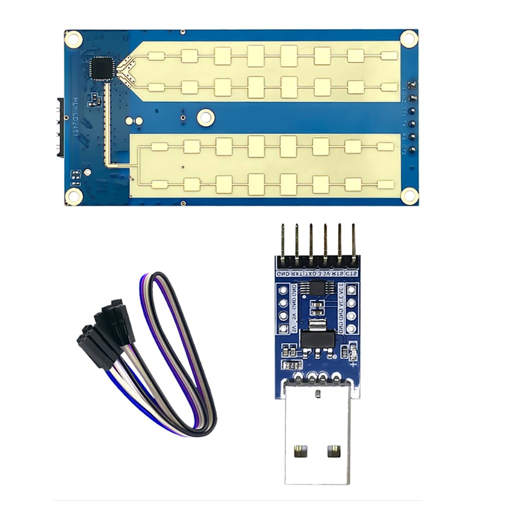 JMT LD2451 24G Módulo de sensor de monitoreo de estado del vehículo y medición de velocidad de onda milimétrica Ra·DAR adaptador (kit de prueba de módulo)