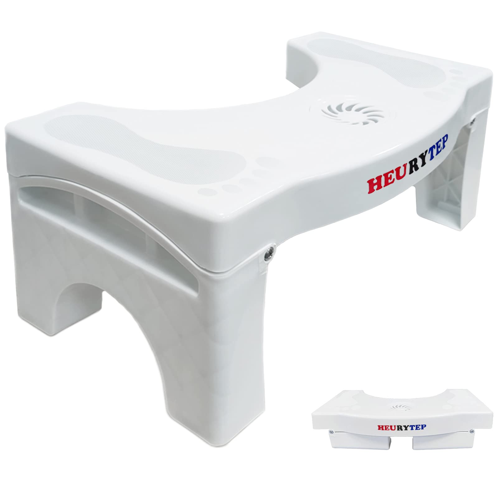 Buy HEURYTEP Foldable Poop Stool, Squatting Toilet Stool, Easy Storage