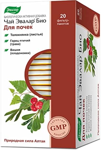 Bearberry Knotweed Cherry Evalar Tea Altai Siberia 20 Tea bags Herbal Mix