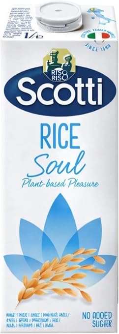 Scotti Rice Soul Pirinç Bazlı Bitkisel İçecek, Laktozsuz, Glutensiz, Vegan, 1L