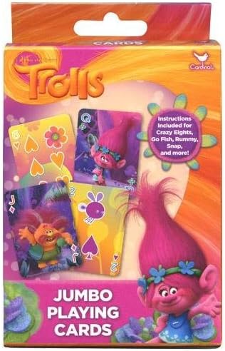Trolls 1 pk Jumbo Card Game