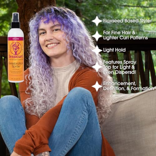 Spray Jessicurl Gelebration 8 Fl oz para Rizos miniatura 2