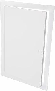 10" x 16" White Metal Access Panel. Service Shaft Door Panel. Plumbing, Electricity, Heating, Alarm Wall Access Panel for Drywall. Bathroom Services Access Hole Cover.