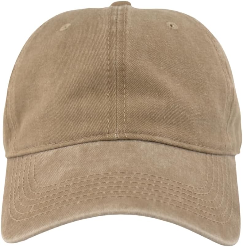Oversized XL XXL Vintage Washed Baseball Dad Hat Men Women Extra Large Big Head Ball Cap - Image 2