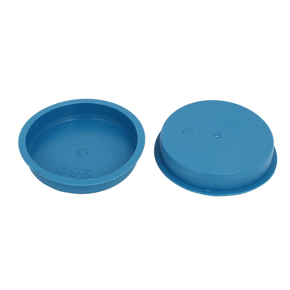 Aexit 95mm Flange Luer Fittings Mounted Tapered Hole Stoppers Waterproof Caps Luer Cap Fittings Blue 10pcs
