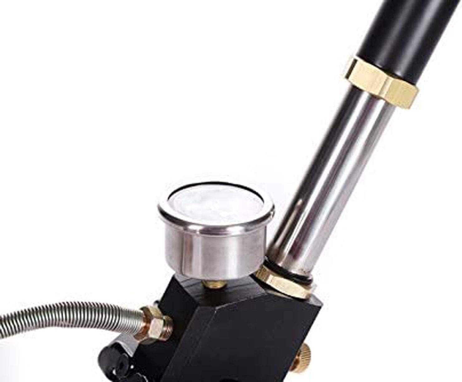 Cargador de estribo de 3 etapas PCP bomba de mano medidor de filtro de gas pistola de aire rifle Airrifle 4500psi pistola de aire sello plegable