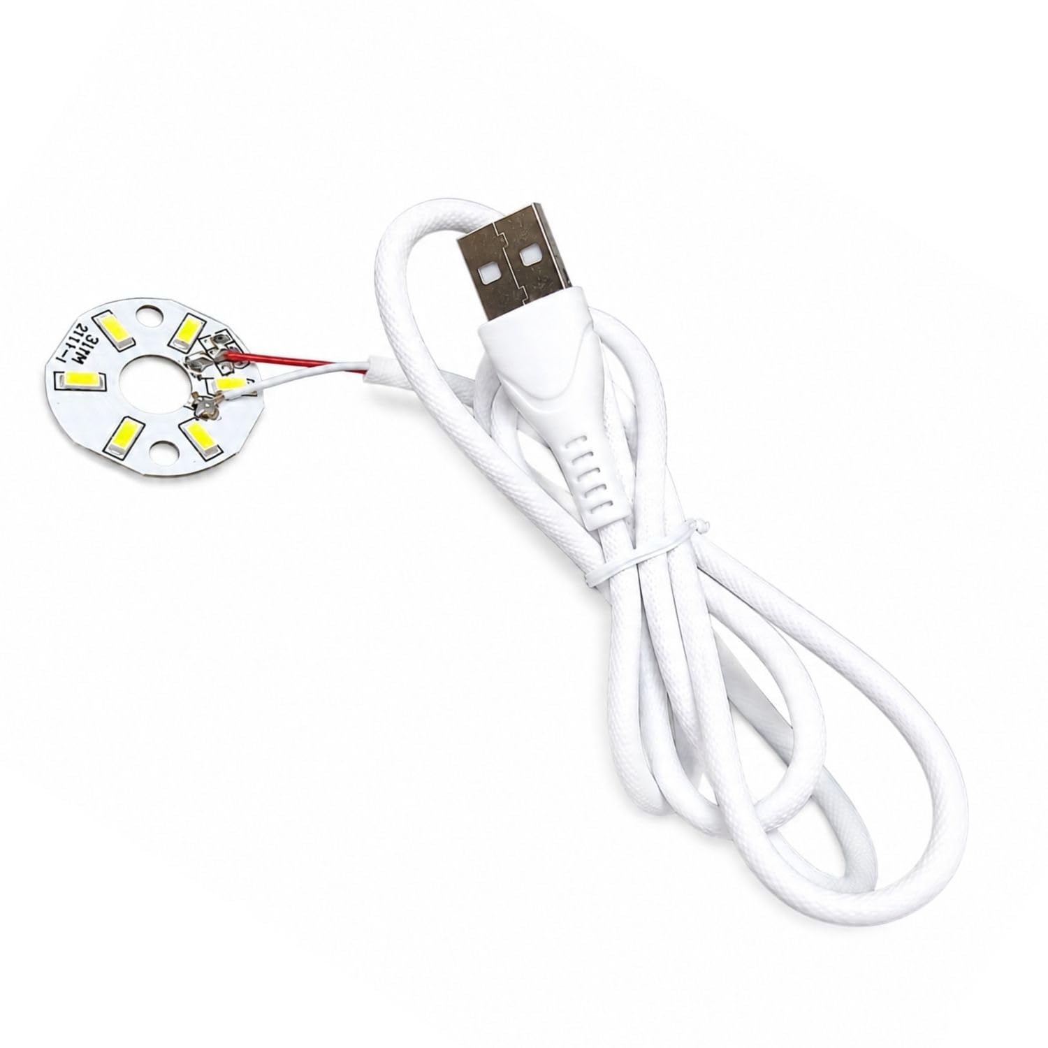 SNOOGG USB LED Light Module Kit 3W 5V | Pre-Soldered Circular PCB with USB Cable | DIY Moon Lamp, 3D Printed Lamp, Vase, Lantern Lighting | Pack of 4, 8 AND 12 (PACK OF 12)-image-39
