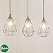 Produktbild Lindby Pendelleuchte 'Elda' dimmbar (Modern) in Kupfer aus Metall u.a. für Küche (3 flammig, E27, A++) - Deckenlampe, Esstischlampe, Hängelampe, Hängeleuchte, Küchenleuchte
