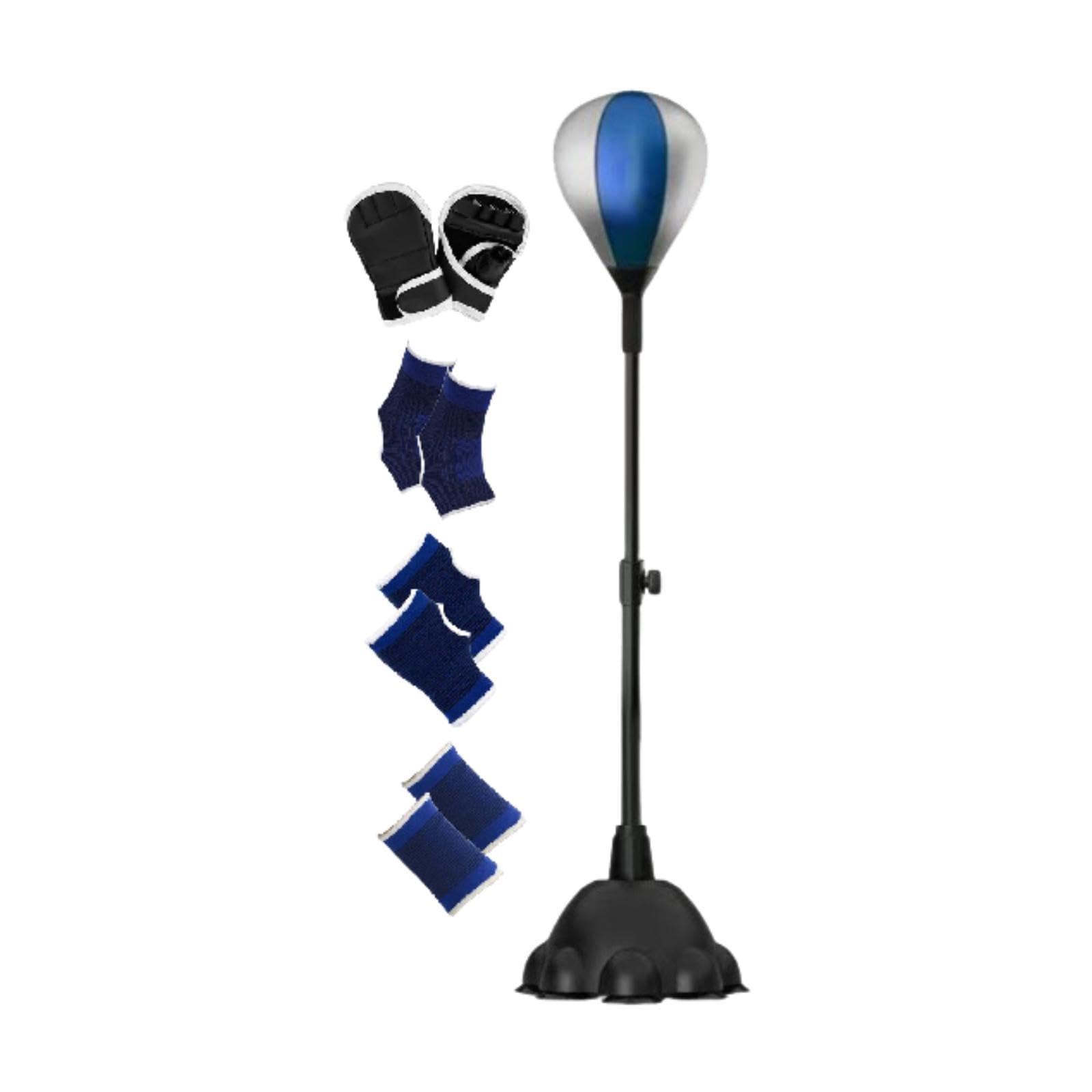 Boxing Reaction Ball Adults Boxing Punching Ball for Workout Sports Home Gym Blue Silver|Punching Bags-image-20