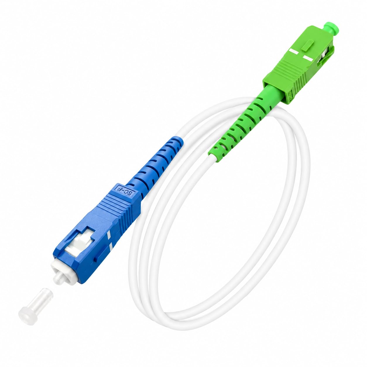 Jarretière Fibre Optique pour Freebox (SC/APC vers SC/UPC) - 0,5m