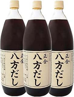 正金　八方だし　1L　３本セット　正金醤油