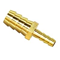 Vista 16 de Joywayus Reductor de Púas de Manguera de 5/32" a 1/4" Reduce el Diámetro Interno de la Manguera Empalme Reductor, Accesorio de Latón de Unión